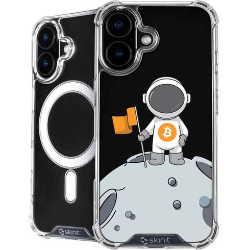 Bitcoin Astronaut iPhone 16 Plus MagSafe Case
