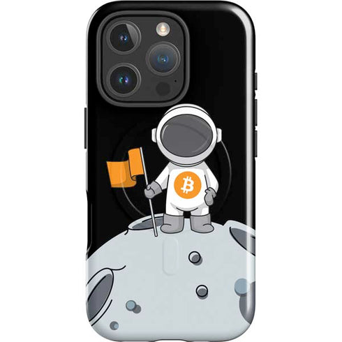 Bitcoin Astronaut iPhone 16 Pro Magsafe Impact Case