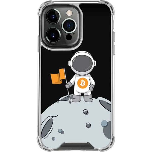 Bitcoin Astronaut iPhone 16 Pro Max Clear Case