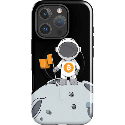 Bitcoin Astronaut iPhone 16 Pro Max Magsafe Impact Case