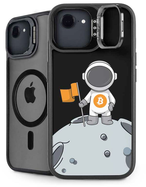 Bitcoin Astronaut iPhone 16e Kickstand Case