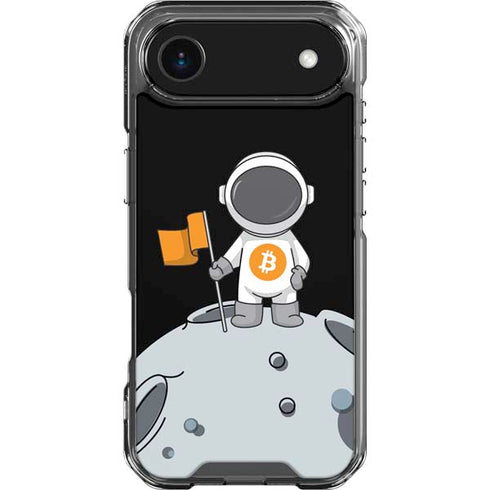 Bitcoin Astronaut iPhone 17 Air Clear Case