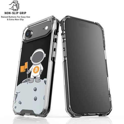 Bitcoin Astronaut iPhone 17 Air Clear Case