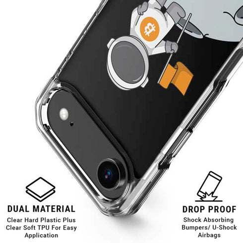 Bitcoin Astronaut iPhone 17 Air MagSafe Case