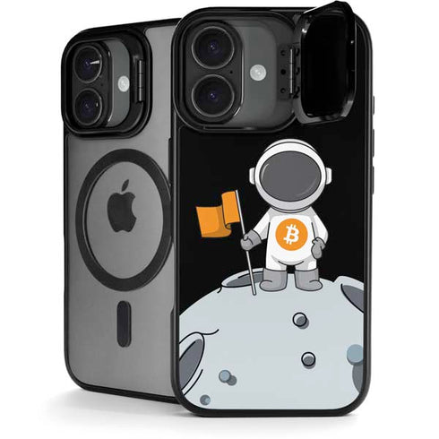 Bitcoin Astronaut iPhone 17 Kickstand Case