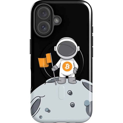 Bitcoin Astronaut iPhone 17 Magsafe Impact Case