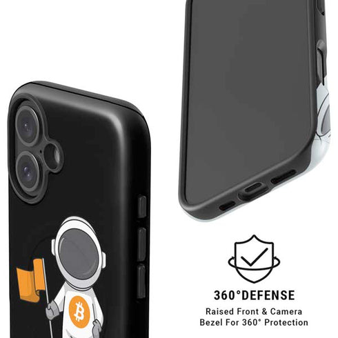 Bitcoin Astronaut iPhone 17 Magsafe Impact Case