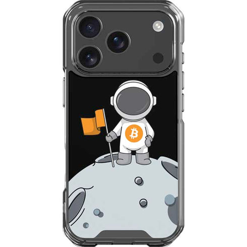 Bitcoin Astronaut iPhone 17 Pro Clear Case