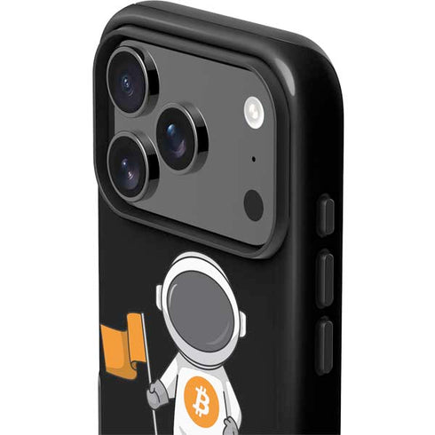 Bitcoin Astronaut iPhone 17 Pro Impact Case