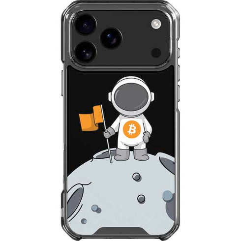 Bitcoin Astronaut iPhone 17 Pro Max Clear Case