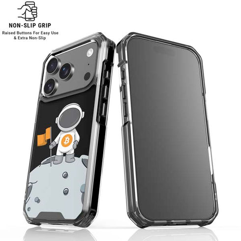 Bitcoin Astronaut iPhone 17 Pro Max Clear Case