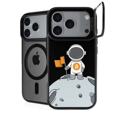 Bitcoin Astronaut iPhone 17 Pro Max Kickstand Case
