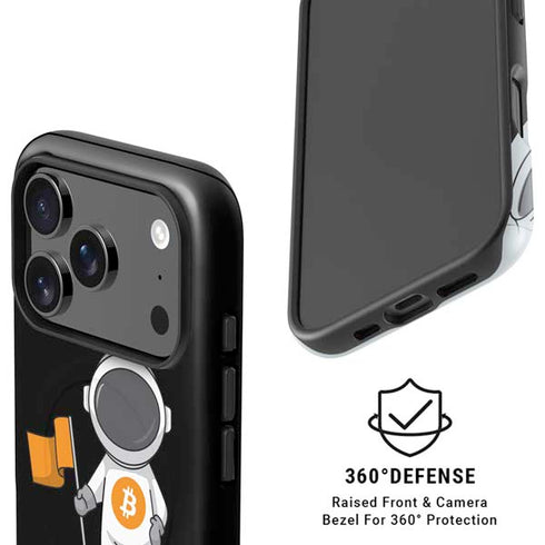 Bitcoin Astronaut iPhone 17 Pro Max Magsafe Impact Case