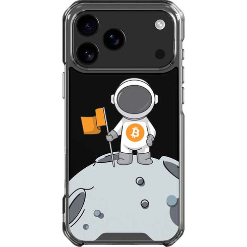 Bitcoin Astronaut iPhone 18 Pro Max Clear Case