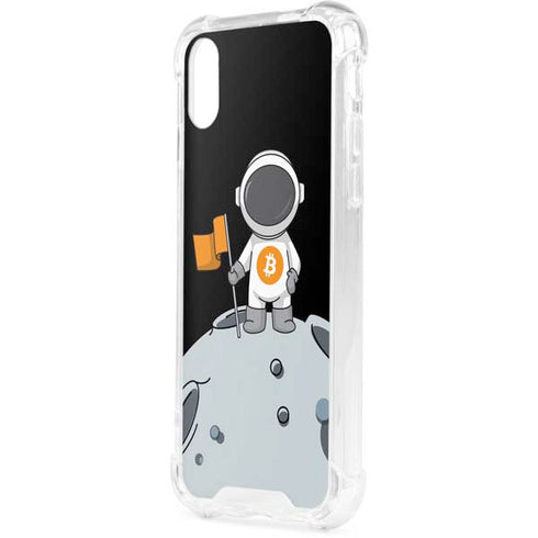 Bitcoin Astronaut iPhone XS Clear Case