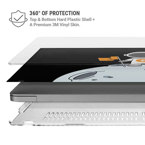 Bitcoin Astronaut MacBook Pro 14in (2021-24) Case plus Skin