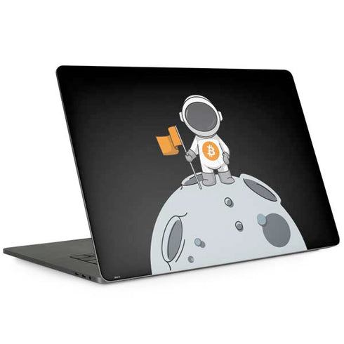 Bitcoin Astronaut MacBook Skins