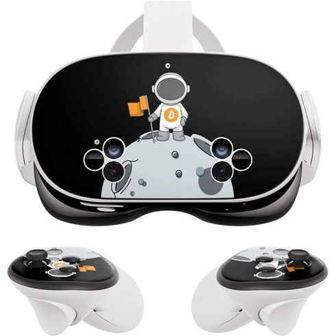 Bitcoin Astronaut Meta Quest 3S Skin