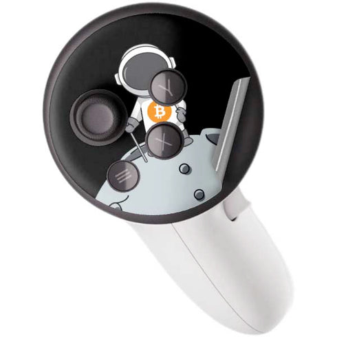 Bitcoin Astronaut Meta Quest 3S Skin