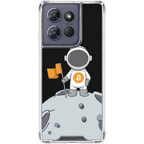 Bitcoin Astronaut Moto G Play 5G (2025) Clear Case