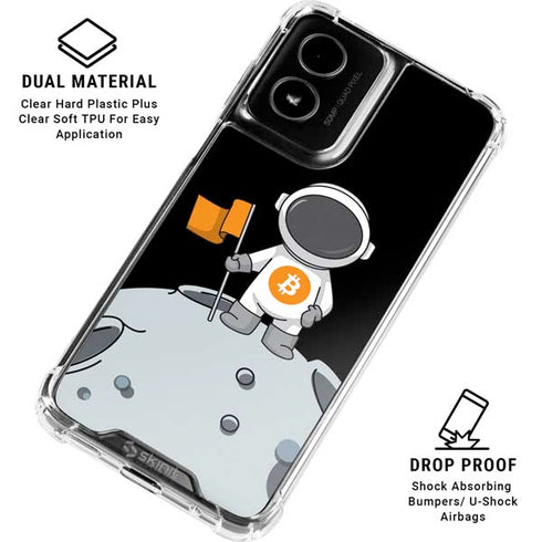 Bitcoin Astronaut Moto G Power 5G (2024) Clear Case