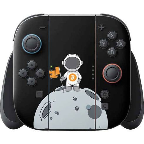 Bitcoin Astronaut Nintendo Switch 2 (2025) Joy-Con Controller Skin