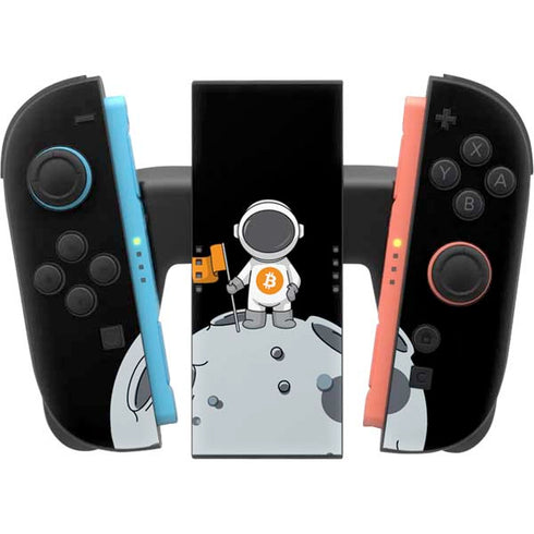 Bitcoin Astronaut Nintendo Switch 2 (2025) Joy-Con Controller Skin