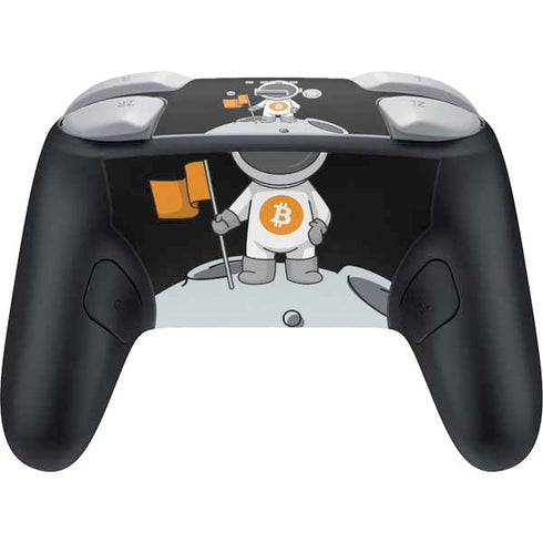 Bitcoin Astronaut Nintendo Switch 2 (2025) Pro Controller Skin