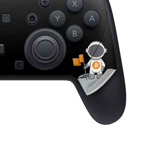 Bitcoin Astronaut Nintendo Switch 2 (2025) Pro Controller Skin
