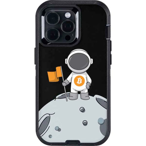 Bitcoin Astronaut Otterbox Defender iPhone Skin