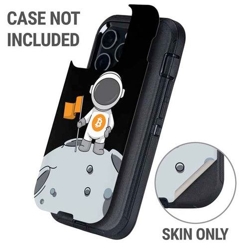 Bitcoin Astronaut Otterbox Defender iPhone Skin