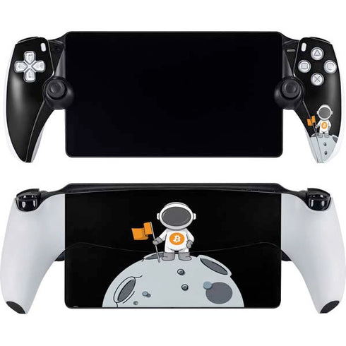 Bitcoin Astronaut PlayStation Portal Remote Player Skin