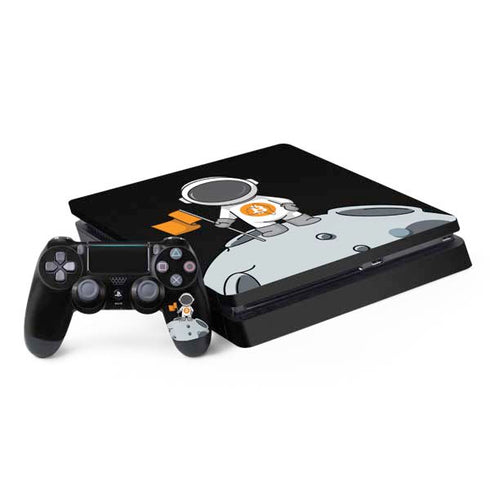 Bitcoin Astronaut PlayStation PS4 Skins