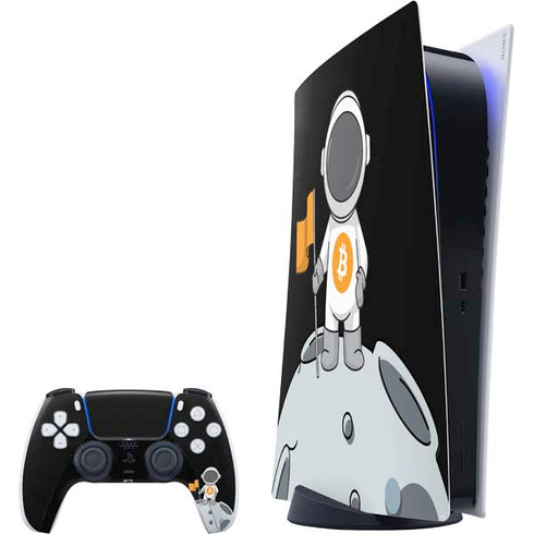 Bitcoin Astronaut PlayStation PS5 Skins