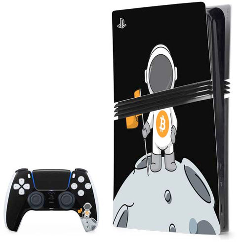 Bitcoin Astronaut PS5 Pro Bundle Skin