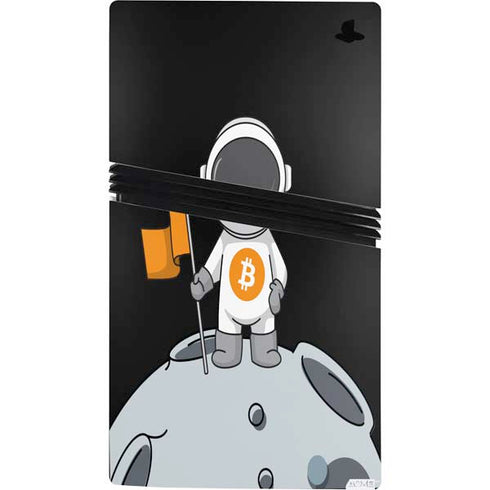 Bitcoin Astronaut PS5 Pro Console Skin