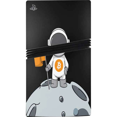Bitcoin Astronaut PS5 Pro Disk Bundle Skin