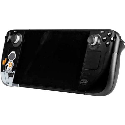 Bitcoin Astronaut Steam Deck Handheld Gaming Computer OLED Skin