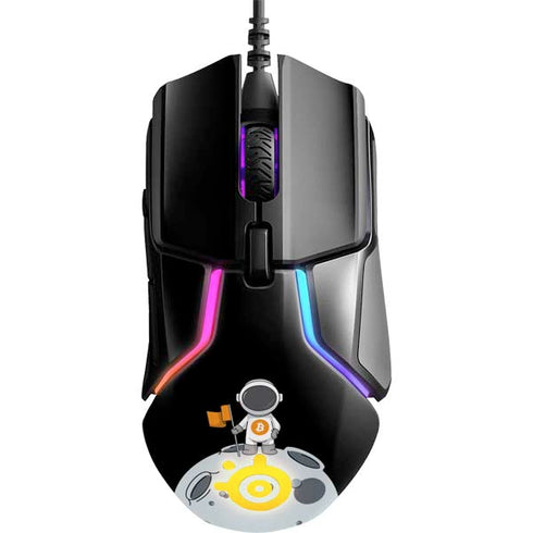 Bitcoin Astronaut SteelSeries Rival 600 Gaming Mouse Skin