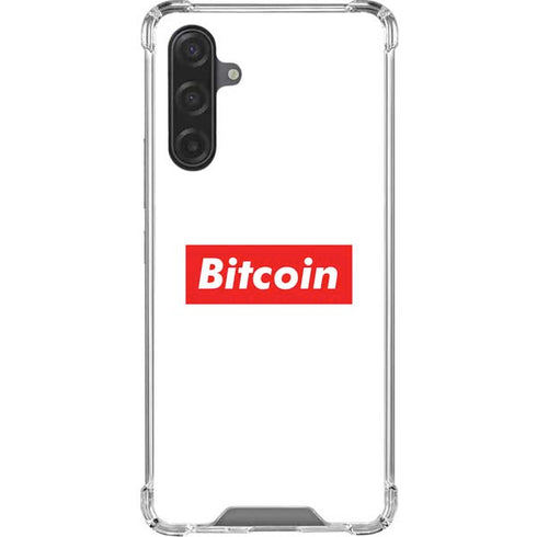 Bitcoin Crypto Galaxy A17 Clear Case