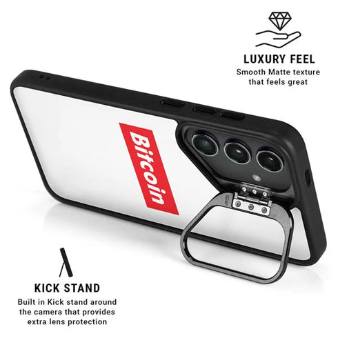 Bitcoin Crypto Galaxy S25 Kickstand Case
