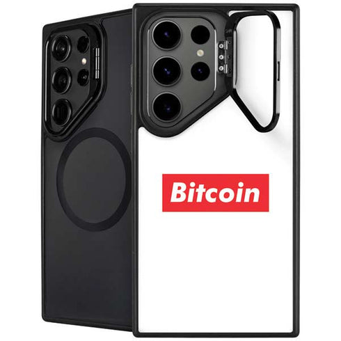Bitcoin Crypto Galaxy S25 Ultra Kickstand Case