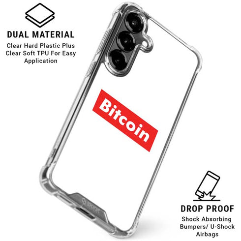 Bitcoin Crypto Galaxy S26 Clear Case