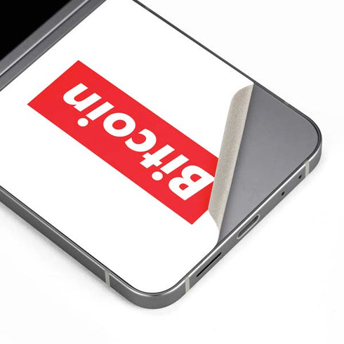 Bitcoin Crypto Galaxy Z Flip6 Skin