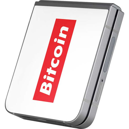 Bitcoin Crypto Galaxy Z Flip6 Skin