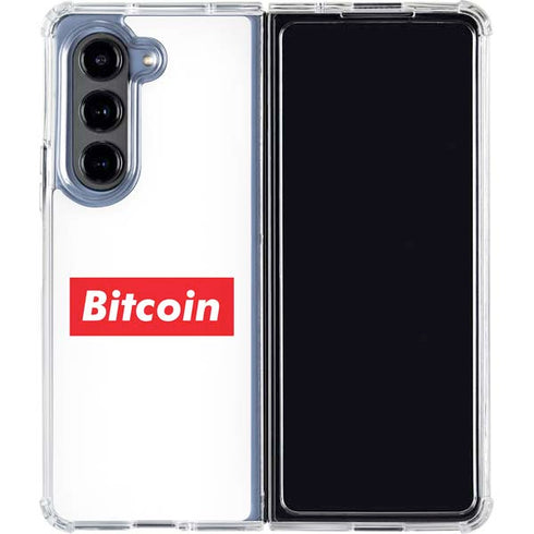 Bitcoin Crypto Galaxy Z Fold5 5G Clear Case