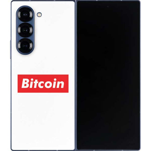 Bitcoin Crypto Galaxy Z Fold6 Skin