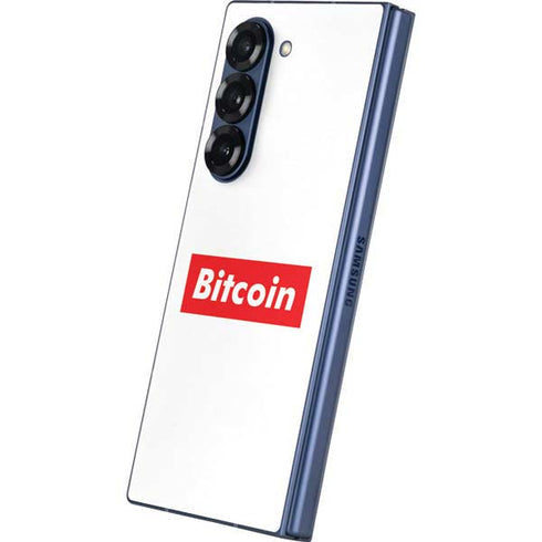 Bitcoin Crypto Galaxy Z Fold6 Skin