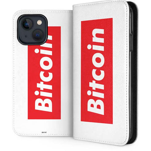 Bitcoin Crypto iPhone 15 Plus Folio Case