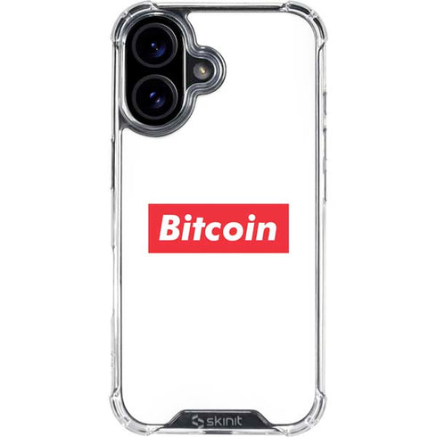 Bitcoin Crypto iPhone 16 Plus Clear Case